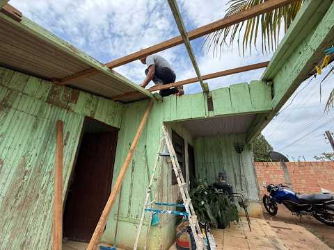 Imagem - Chuva forte com vento causa danos a moradores do município