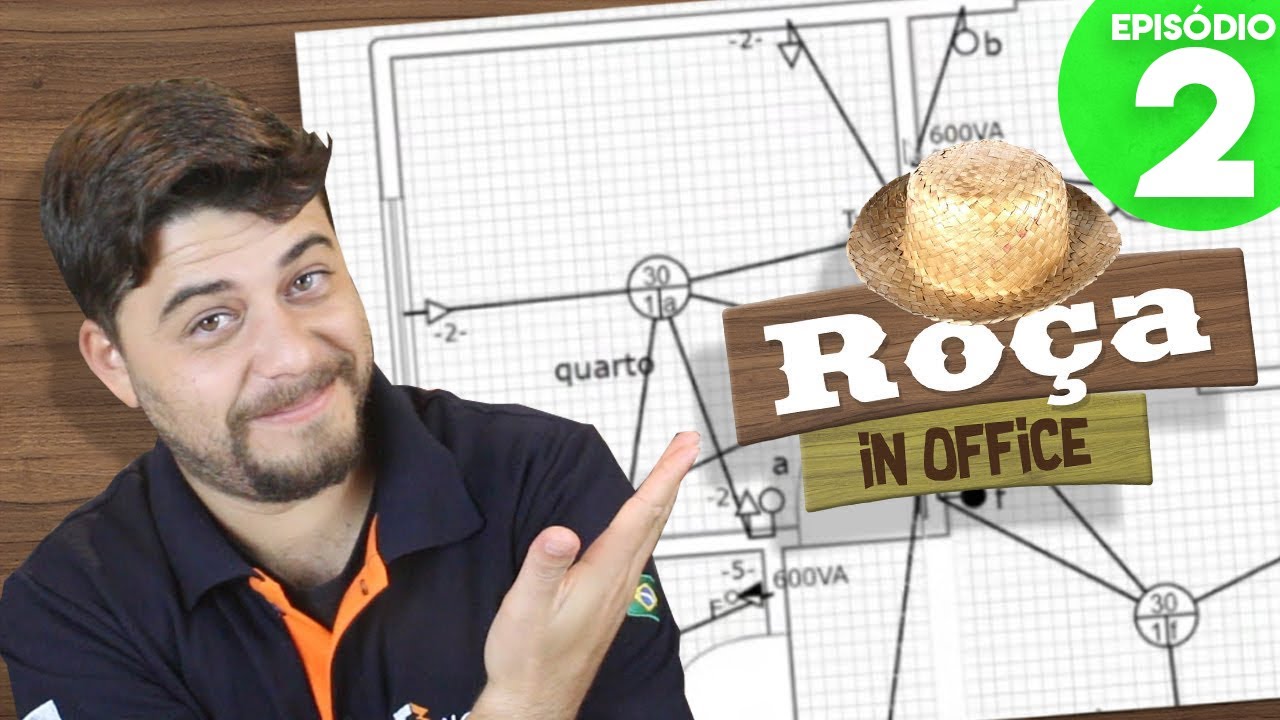 📝 Fazendo o PROJETO ELÉTRICO da CASA do sítio em 25 MINUTOS