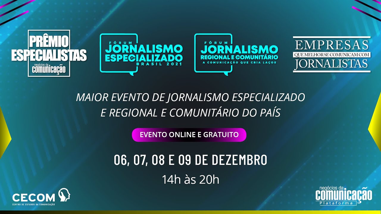 Fórum de Jornalismo Especializado e Regional e Comunitário - 2/4