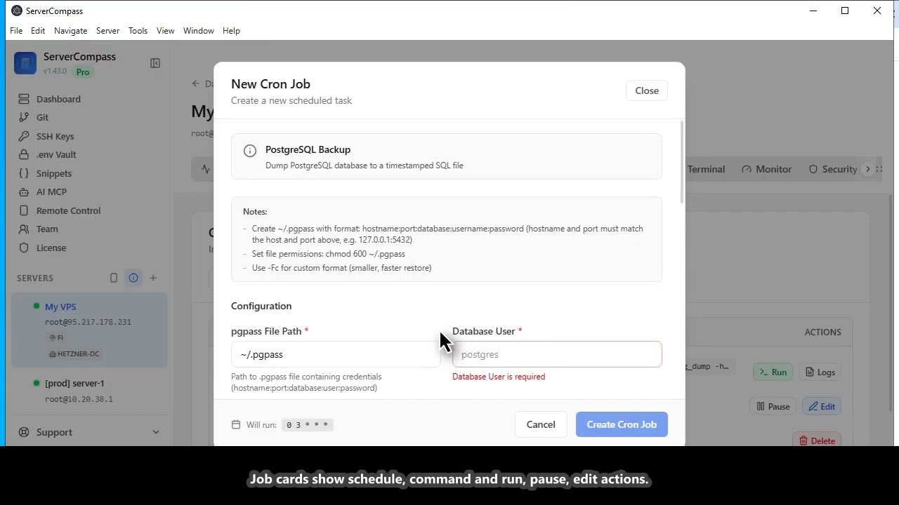 Schedule Cron Jobs on Your VPS from a GUI