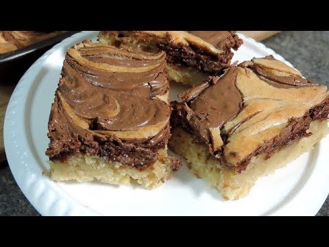 Nutella Swirl-Banana Bars -Recipe- | Ep #106