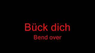 rammstein-Bück Dich lyrics and english translation