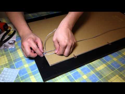 How to hang a picture frame