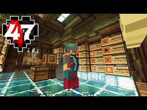 Storage Room Aquarium Floor! - Survival Let's Play Ep. 47 - Minecraft (Bedrock)