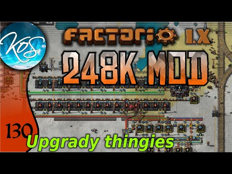 Factorio 248k Mod 130 - UPGRADE ITEMS - Tips & Tricks