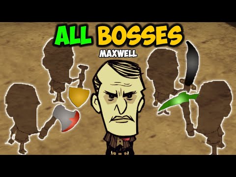 Defeating ALL Bosses as Maxwell (Pre-Rework)
