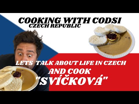 Cooking SVÍČKOVÁ, comparing life from Australia to Czech Republic (czech subtitles)