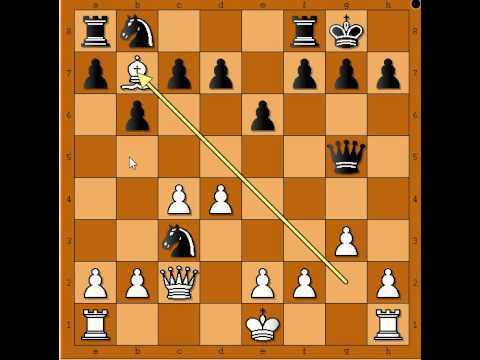 Trik u razmeni figura  -  Bogoljubova Indijska odbrana  -  Monticelli trik # 335