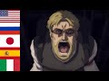 Zeke S Scream In 5 Languages Attack On Titan Season 4