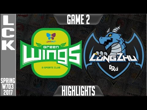 Jin Air Greenwings vs LongZhu Gaming Highlights Game 2 - LCK Week 7 Day 3 Spring 2017 JAG vs LZ G2