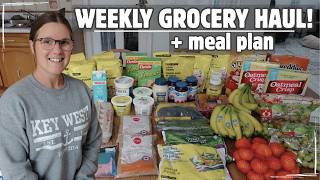 GROCERY HAUL& MEAL PLAN FOR THE WEEK! | Feeding a big family on a budget