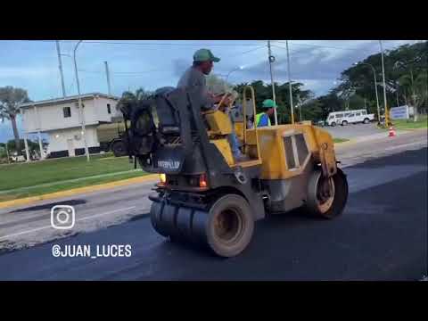 Inspección y asfaltado en la Base Aérea Libertador estado Aragua 