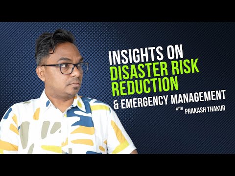 Insights on Disaster Risk Reduction
