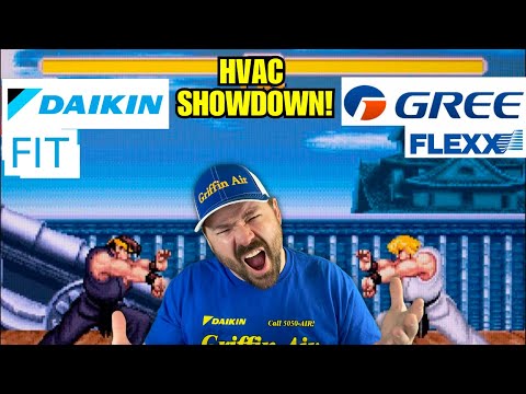 HVAC Showdown! Daikin Fit vs  Gree Flexx! Which Heat Pump is Better?