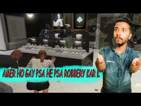 gta 5 robbery mission|| AMEER HO GAY HAMM BAHII