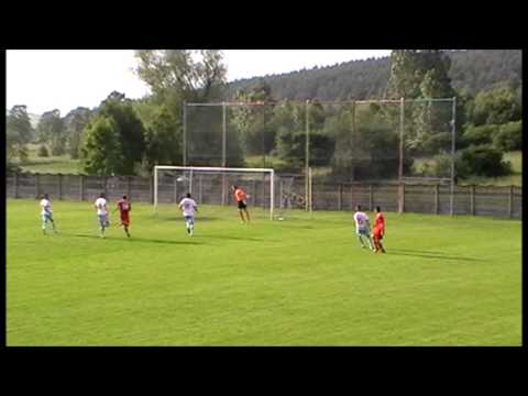 Wierna Małogoszcz - Przebój Wolbrom 1:2 - skrót i bramki, 2013-06-09