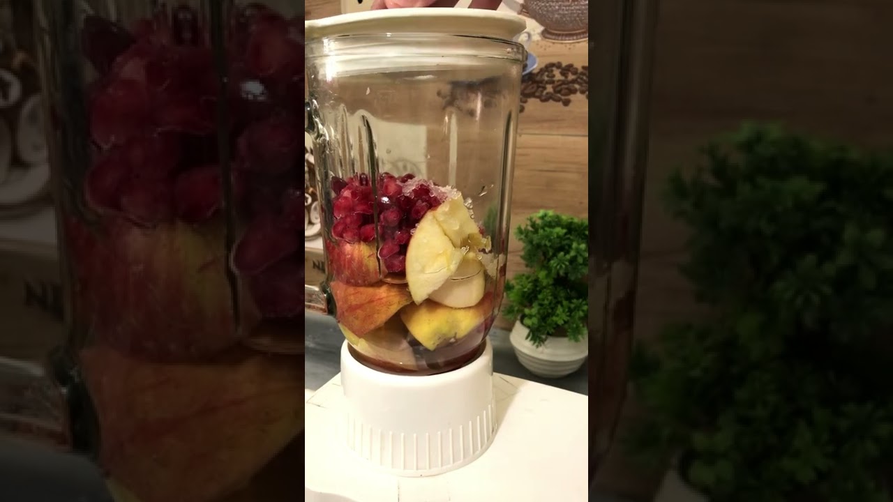 High fibre Apple and pomegranate juice 🥤