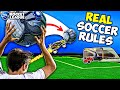 Rocket League With ACTUAL Soccer Rules Is HILARIOUS