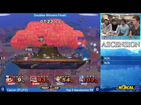 "Ascension 12/16/17" - Cancer (Mario+Wario) v. Top 5 Handsome PR (Zelda+Wolf) - Winners Finals