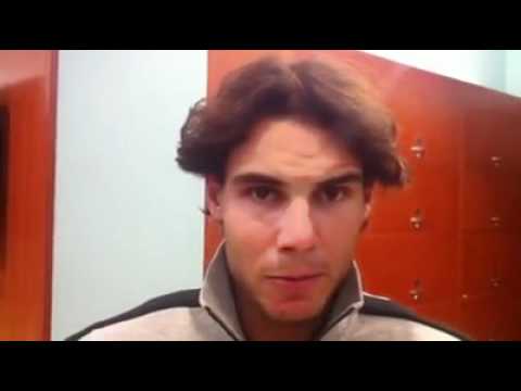 Nadal message after loss