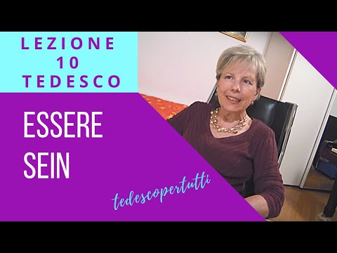 10 TEDESCO - Verbo ESSERE (SEIN)