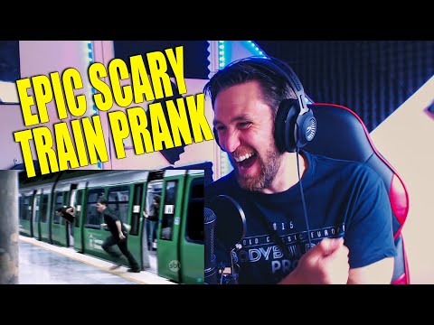 YOU'LL NEVER STEP FOOT ON A TRAIN AGAIN - EPIC PRANK ON TRAIN (SCARY)