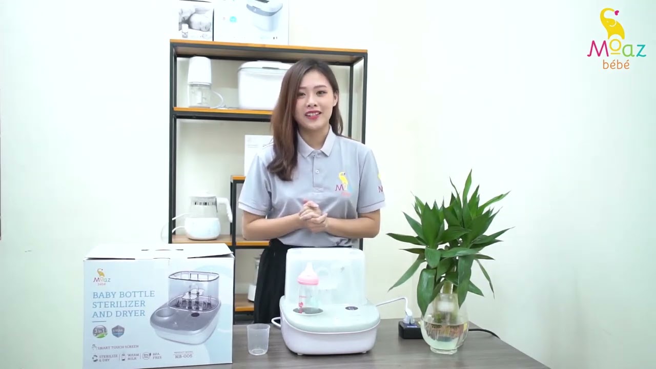 Máy tiệt trùng sấy khô và hâm sữa đa năng Moaz Bébé MB-005
