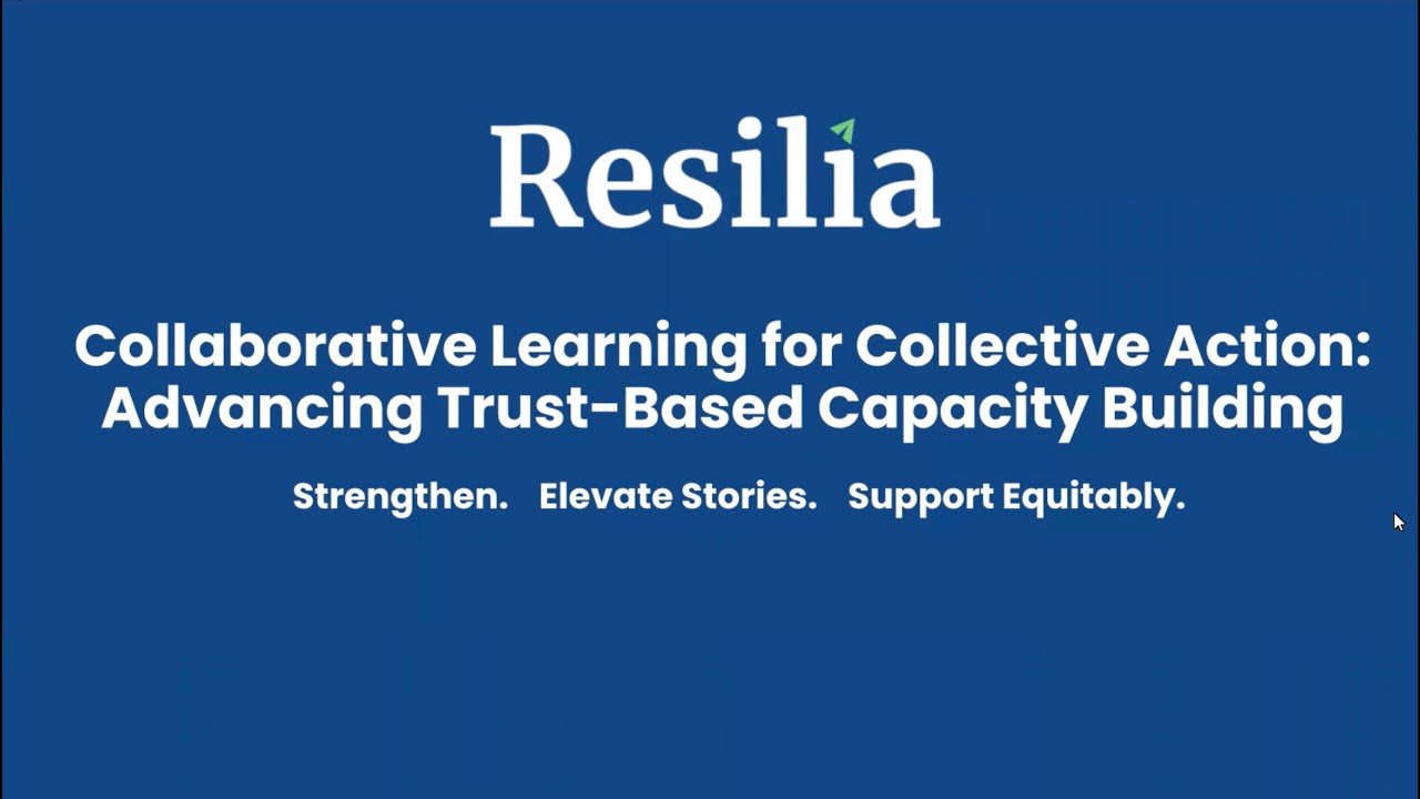 Collaborative Learning for Collective Action: Advancing Trust-Based Capacity Building