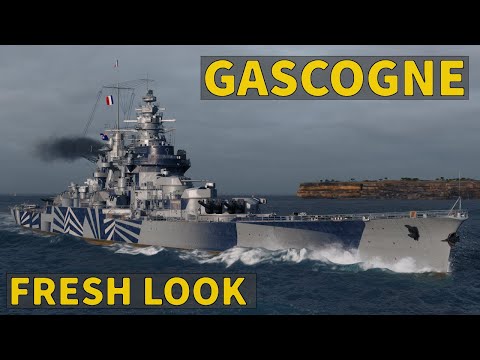 Gascogne - T8 French Battleship | World of Warships