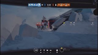 [R6S]1v5!?　野良とナイフ戦