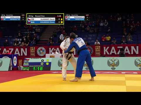 2021 Kazaň 1 K 90 kg Klammert David CZE vs  Khalmurzaev Khusen RUS