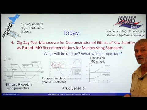 Zig-Zag-Test-Manoeuvre for Yaw Stability, IMO Manoeuvring Standards and Crash Stop