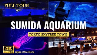 SPECTACULAR Aquascape Aquariums at SUMIDA AQUARIUM Full Tour in Tokyo SKYTREE | 4K HDR | Japan Walk