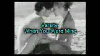 varsity fanclub - when you were mine lyrics