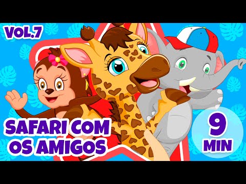 Safari com os Amigos da Giramille Vol. 7 - Giramille 9 min | Desenho Animado Musical
