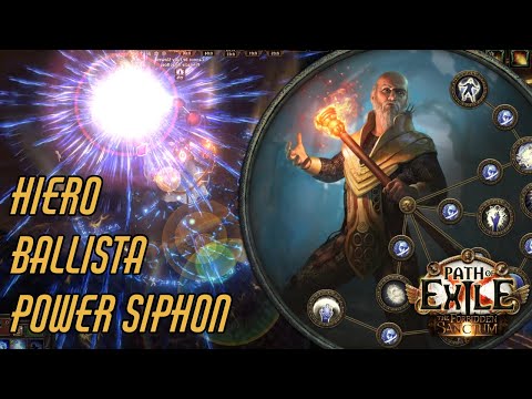 Hierophant Ballista Totem Power Siphon Indigon vs Uber Searching Exarch 3.20