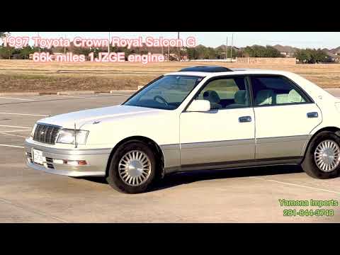 1997 Toyota Crown Royal Saloon 1JZGE 2.5L 66k miles review