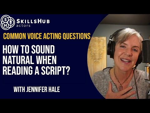 How to Sound Natural When Reading a Script