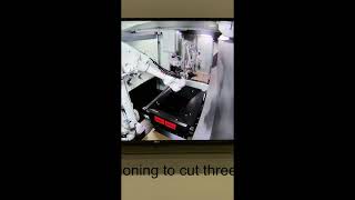 Welded part with holes added