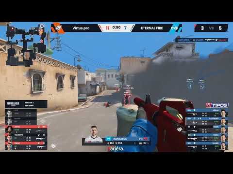 Xantares vs Virtus.pro 1v5 MÜKEMMEL ACE!!!