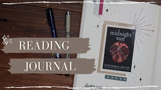 Journal with Me / Midnight Sun by Stephenie Meyer / Reading Journal / Book Journal / Art Journal