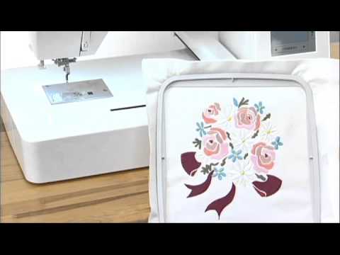 Відео про вишивальну машину JANOME MC500E