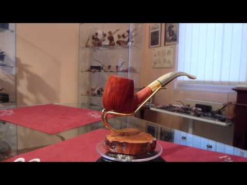 Pipa in radica bent freehand SERIE 50TH YEARS - www.paronellipipe.it