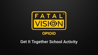 Fatal Vision Opioid Impairment Goggles - Get It Together School Activity