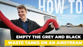 Draining RV Sewage Tanks!