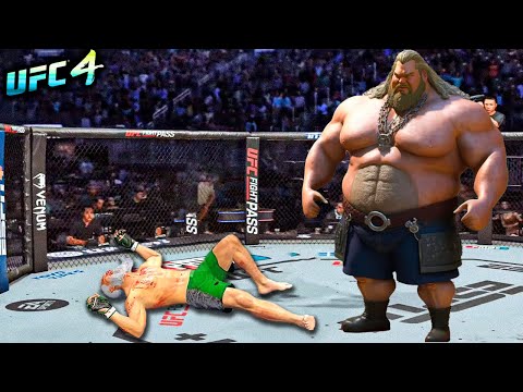 Old Bruce Lee vs Super Titan (EA sports UFC 4)