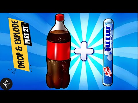Drop And Explode: Soda Geyser - Coca cola and mint experiment | Walkthrough Gameplay Part 27