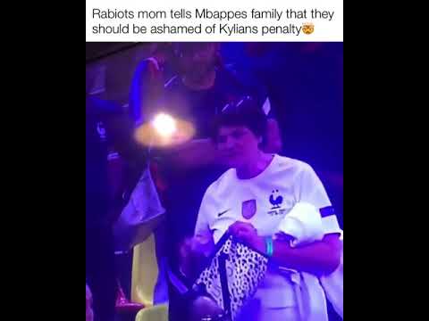Rabiot's mom shouting at Mbappe's family😳