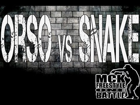Freestyle one Battle Milano 2014 - ORSO vs SNAKE