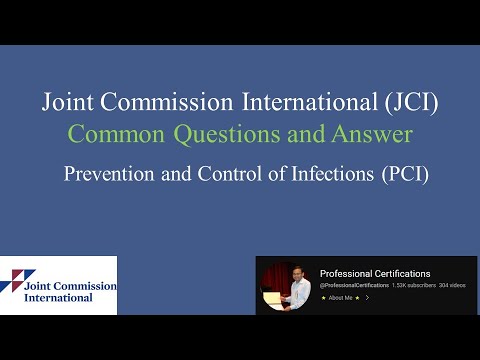JCI QA - Prevention and Control of Infections (PCI)
